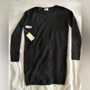NWT: Aritzia Wilfred Campanule Sweater Dress S Charcoal Gray